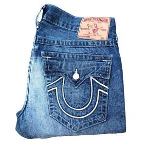 Vintage True Religion Jeans Size 36 RICKY Blue